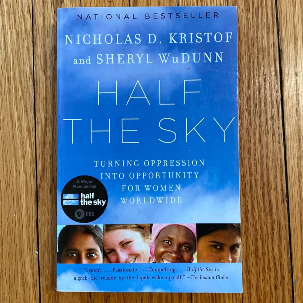 Paperback “Half the Sky: Turning Oppression into Opportunity for Women”